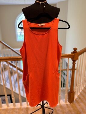 Jack by BB Dakota Coral Sleeveless Shift Top